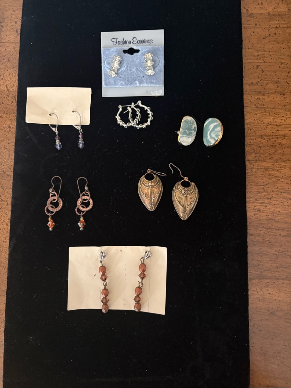Assorted Women's Earring Set - Mixed Metal and Stone Colors
